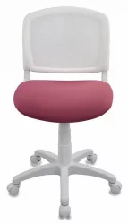 Кресло детское Бюрократ CХ-В296НКС/26-31 Белый Розовый / CH-W296NX/26-31