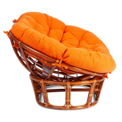 Диван МАМАСАН/МАМАСАН 23/02 В /с подушкой/ подушка 182х119 см, 169х102х80 см, Когнаc (коньяк), ткань, оранжевый, С 23 / MAMASAN/МАМАСАН W Cognac