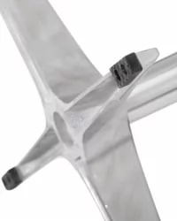 Кресло дизайнерское ДОБРИН СВАН Серая ткань ИФ11 / DOBRIN SWAN IF11