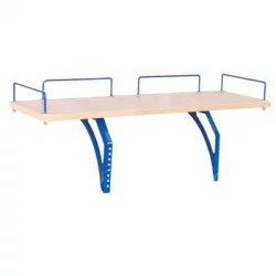 Полка задняя к столам Полка_з 1/600 (Полка_з 7/600) Яблоня Синий / Polka_z (Polka_z