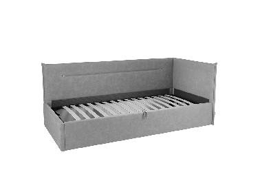 Кровать  0.9 Альба (Тахта) КМ.Т-16 сосна (велюр) / КМ.T-16