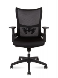 Кресло офисное ВАВЕ Т ЛБ А3-М-ЛБ(БЛАCК) Черный / WAVE T LB A3-M-LB(BLACK)