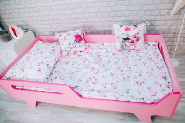 Кроватка для новорожденных Бэби Розовый