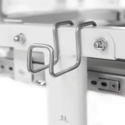 Комплект парта и стул с чехлом РИФФОРМА СЕТ-10 Белый Серый / RIFFORMA SET-10