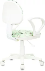 Кресло детское Бюрократ КД-3/ВХ/АРМ/ХОРСЕ-ГН / KD-3/WH/ARM/HORSE-GN