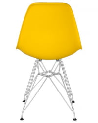 Стул обеденный ДОБРИН ДСР (ножки хром, цвет желтый (Й-01)) 4 шт / DOBRIN DSR (Y-01))