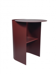 Журнальный столик Флоире металл бордовый / Floire