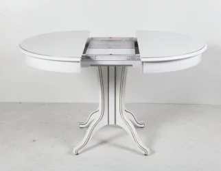 Стол обеденный Орион-5 (д1000) тон 1 с золотой патиной / (d1000)