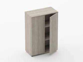 Шкаф средний закрытый Твин 16.14.101 Дуб Сантана светлый / Twin