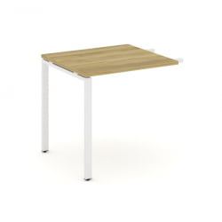 Брифинг-приставка CОНCЕПТ CН.БР-000 Дуб Винченцо Белый / CONCEPT CN.BR-000