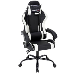 Кресло геймерское CХАИРМАН ГАМЕ 41 Черный/белый / CHAIRMAN GAME