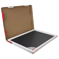 Доска магнитно-маркерная стеклянная БРАУБЕРГ 40х60 см Черная / BRAUBERG