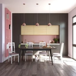 Стол обеденный Пегас 120кс75 Морилка Орех Эмаль белая / 120x75