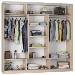 Шкаф-купе Б-230х235х60-2(ВД-Д7Д7Д7) / B-230х235х60-2(ВД-D7D7D7)