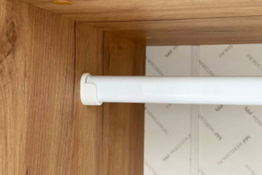 Шкаф трехдверный (зеркало) Адам МСА-05 дуб крафт золотой/белое дерево / MSA-05