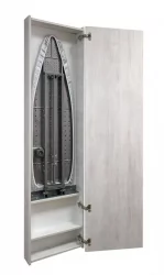 Шкаф со встроенной гладильной доской Ирон Бокс Еко (правый) Беленый дуб / Iron Box Eco