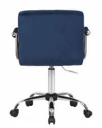 Компьютерное кресло ДОБРИН ТЕРРЙ Синий велюр МДЖ9-117 / DOBRIN TERRY MJ9-117