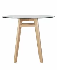 Маленький обеденный стол ДОБРИН АЛБЕРТ 90 ГЛАСС / DOBRIN ALBERT GLASS