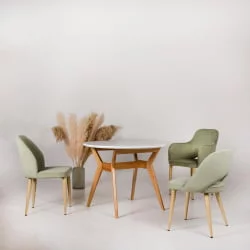 Кресло Ледгер Сканди Браун Темный Орех / Ledger