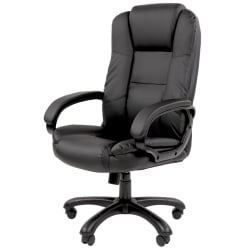 Кресло офисное CХАИРМАН 600 экокожа Черный / CHAIRMAN