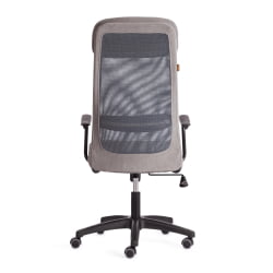 Кресло ПРОФИТ (мп) ПРОФИТ (мп) флок/ткань, серый, 29/В-12 / PROFIT PROFIT 29/W-12