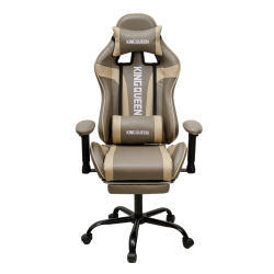 Кресло 896 КИНГКУЕЕН, цвет светло-серый/бежевый 896-лграй-беиге / KINGQUEEN, 896-lgray-beige