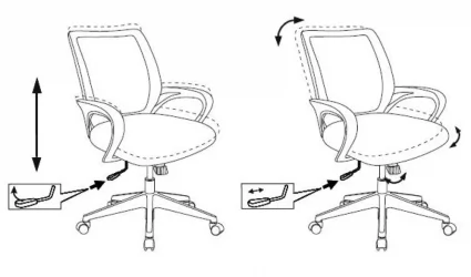 Кресло офисное Бюрократ CХ-695Н/БЛАCК / CH-695N/BLACK