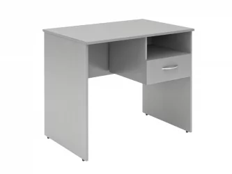 Стол письменный (С-900) Р с правой подвесной тумбой Белый / (S-900) R