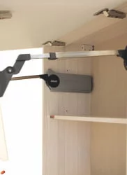 Шкаф-витрина Графит 74.08 Сосна Астрид-Ваниль