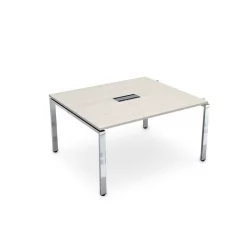 Стол системы БЭНЧ, переговорный, начальный ГЛОСС ЛИНЕ НСПН-П.926 Иворй / GLOSS LINE Ivory