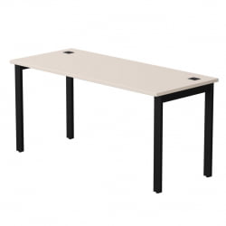 Стол прямой на металлокаркасе, опоры 45 гр Еверпроф ЕВО 254С004 Кашемир Черный / Everprof EVO 254S004