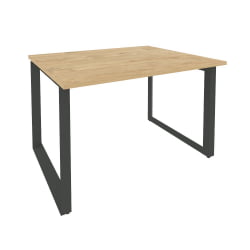 Стол переговорный (1 столешница) ОНИКС О.МО-ПРГ-1.2 Тиквуд Светлый/Антрацит / ONIX O.MO-PRG-1.2