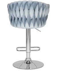 Стул барный ДОБРИН МАРCЕЛ Пудрово-голубой велюр МДЖ9-74 / DOBRIN MARCEL MJ9-74