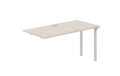 Секция рабочей станции Сигма СГ.264.ОЛ.44.ВХ Дуб светлый Белый / Sigma SG.264.OL.44.WH