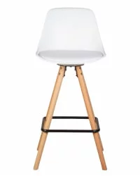 Барный стул ДОБРИН РОННИ Белый ЗЛ-В-02 / DOBRIN RONNI ZL-W-02