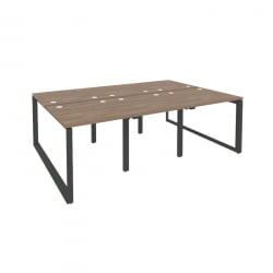 Рабочая станция на О-образном м/к ОНИКС О.МО-Д.РС-6.0.8 Дуб Аризона/Антрацит / ONIX O.MO-D.RS-6.0.8