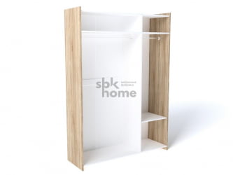 Шкаф 3-х дверный, Магнолия (1598*558*2280) Бардолино, 10812