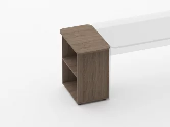 Тумба приставная к столу Глассй 3.18.10 Дуб Верцаска / Glassy