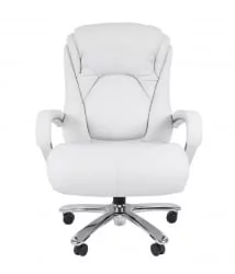 Кресло руководителя Чаирман 402 кожа Белый / Chairman