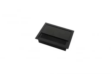 Лючок прямоугольный, металлический CБМ33622004 Черный / CBM33622004