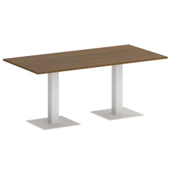 Стол прямоугольный ХОМЕ ОФФИCЕ ВР.СП-5-180.2 Орех Гварнери/Белый металл / HOME OFFICE VR.SP-5-180.2