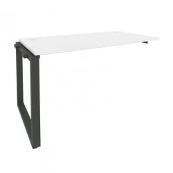 Наборный элемент рабочей станции на О-образном м/к ОНИКС О.МО-1.НРС-3.7 Белый Бриллиант/Антрацит / ONIX O.MO-1.NRS-3.7