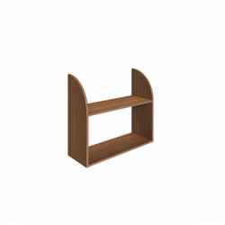 Полка навесная Рива А.ПНС-1 Орех Гварнери / Riva