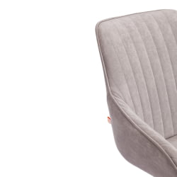 Кресло офисное ДУБЛИН велюр Cлермон, св. -серый, 60 / DUBLIN Clermon,