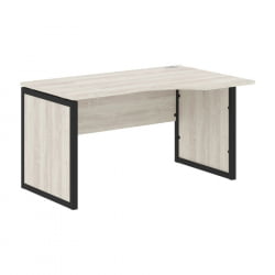 Стол письменный правый КСТЕН-КП КСКПCЕТ 149 Р Сосна Эдмонт Антрацит / XTEN-QP XQPCET R