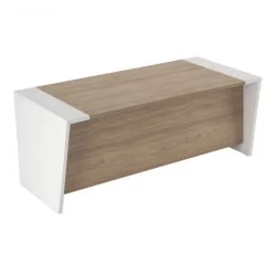 Стол письменный с древесной панелью АСТИ АСТ33911321 Вяз Белый / ASTI AST33911321