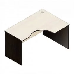 Стол компьютерный угловой Р.СКУ-14 (правый) дуб молочный