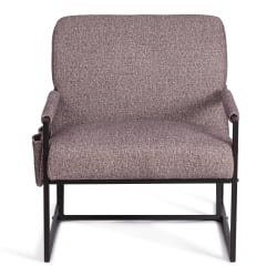 Кресло Чарли ЛУКС/Чарли Люкс велюр/букле, ВТ шапе воод росе, 70х80х82 см / Charli LUX/Чарли VT shape wood rose,