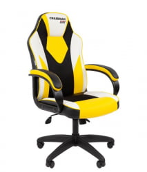 Кресло геймерское CХАИРМАН ДРАЙВ (ГАМЕ) 17 черный/желтый/белый / CHAIRMAN (GAME)