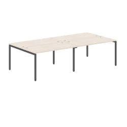 Стол четырехместный КСТЕН-С КСВСТ 2814 Бук тиара/антрацит / XTEN-S XWST